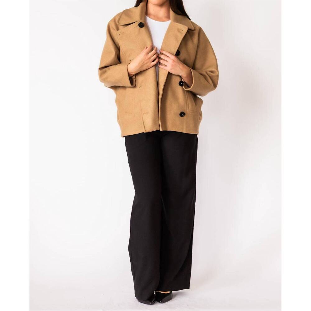 NEW FALCON PARK clara coat in brown